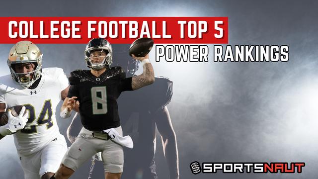 The Top 5 College Football Teams RANKINGS Revealed!