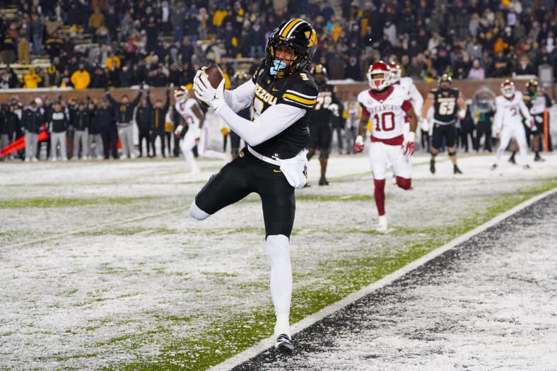 NCAA Football: Arkansas at Missouri