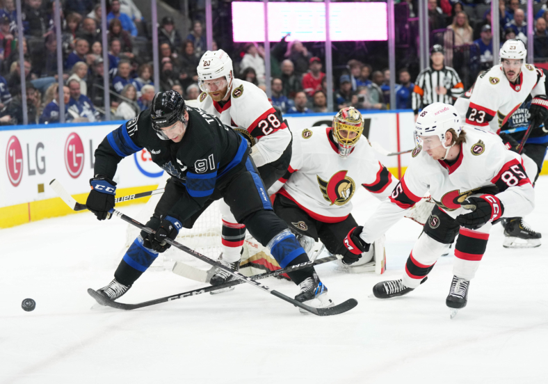 NHL: Ottawa Senators at Toronto Maple Leafs