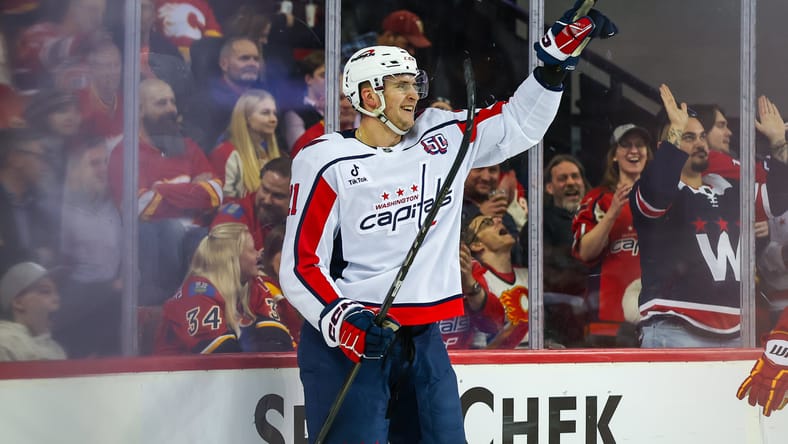 NHL: Washington Capitals at Calgary Flames